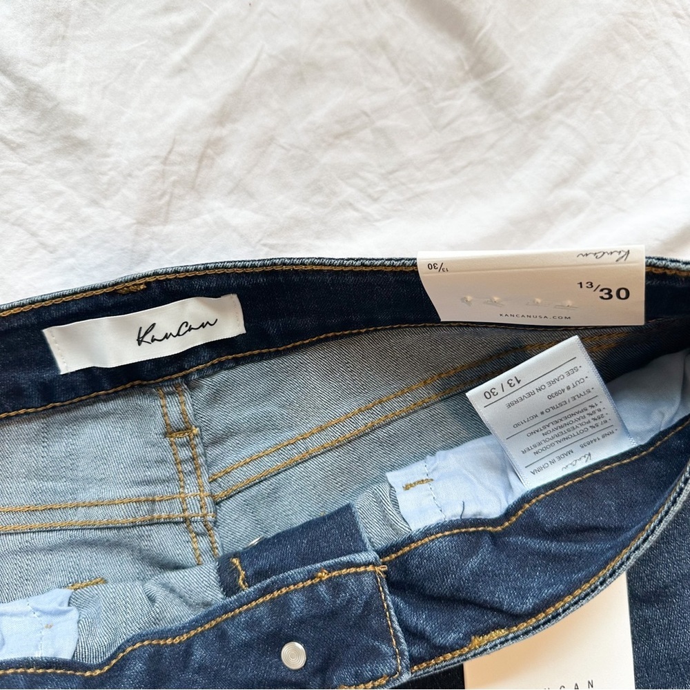 Kancan Nwt High Rise Button Front Super Skinny Je… - image 4